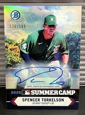 Spencer Torkelson 2021 Bowman Chrome 2020 Summer Camp AUTOGRAPH #36/100 Tigers