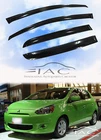 For Mitsubishi Mirage 2012-ON Hatchback Window Visor Vent Sun Shade Rain Guard