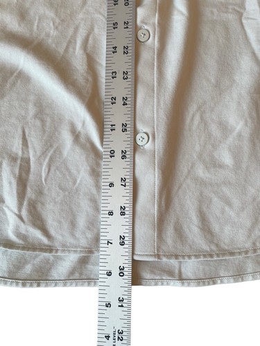 Lululemon Shirt Mens Size M Commission Oxford Long Sleeve Button Up Beige - Picture 5 of 7