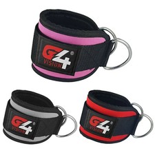 Ankle Straps Weight Lifting Strap D Ring Cable Attachment Fitness Exercise