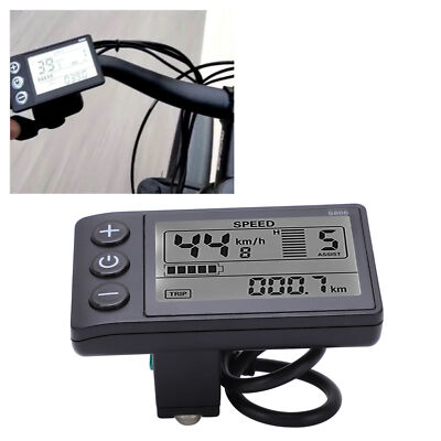 Elektrofahrrad S866 LCD Display Meter 24V 36V 48V Control Panel Mit Wasserd GD