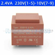 FOR Power frequency encapsulated transformer 2.4VA 230V to 10V EI30/15
