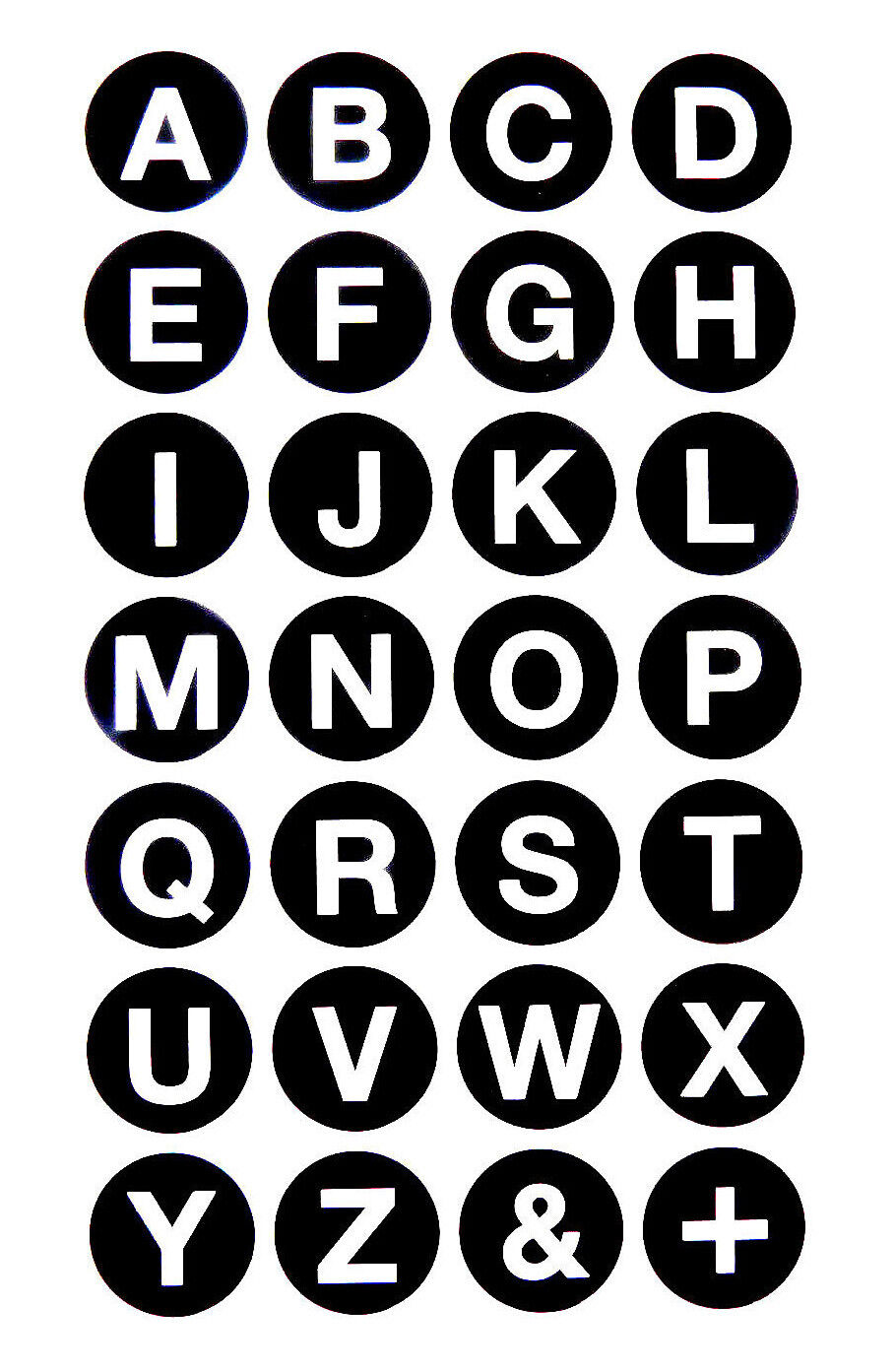 Small Alphabet Stickers – Edison Novelty