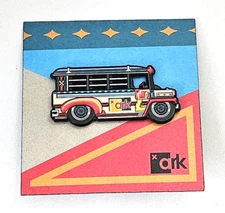 Leen Customs: ark Movement Jeepney Limited Edition Enamel Pin #168/250