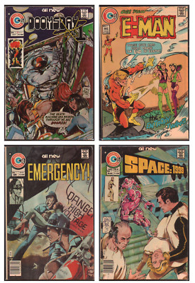 Doomsday +1|E-Man|Emergency|Space:1999 VF 8.0+ Charlton Comics John ...