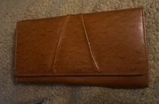 Access Denied Wallet Leather Brown Pre Owned  Nice Wallet 7inch By 4 Inch