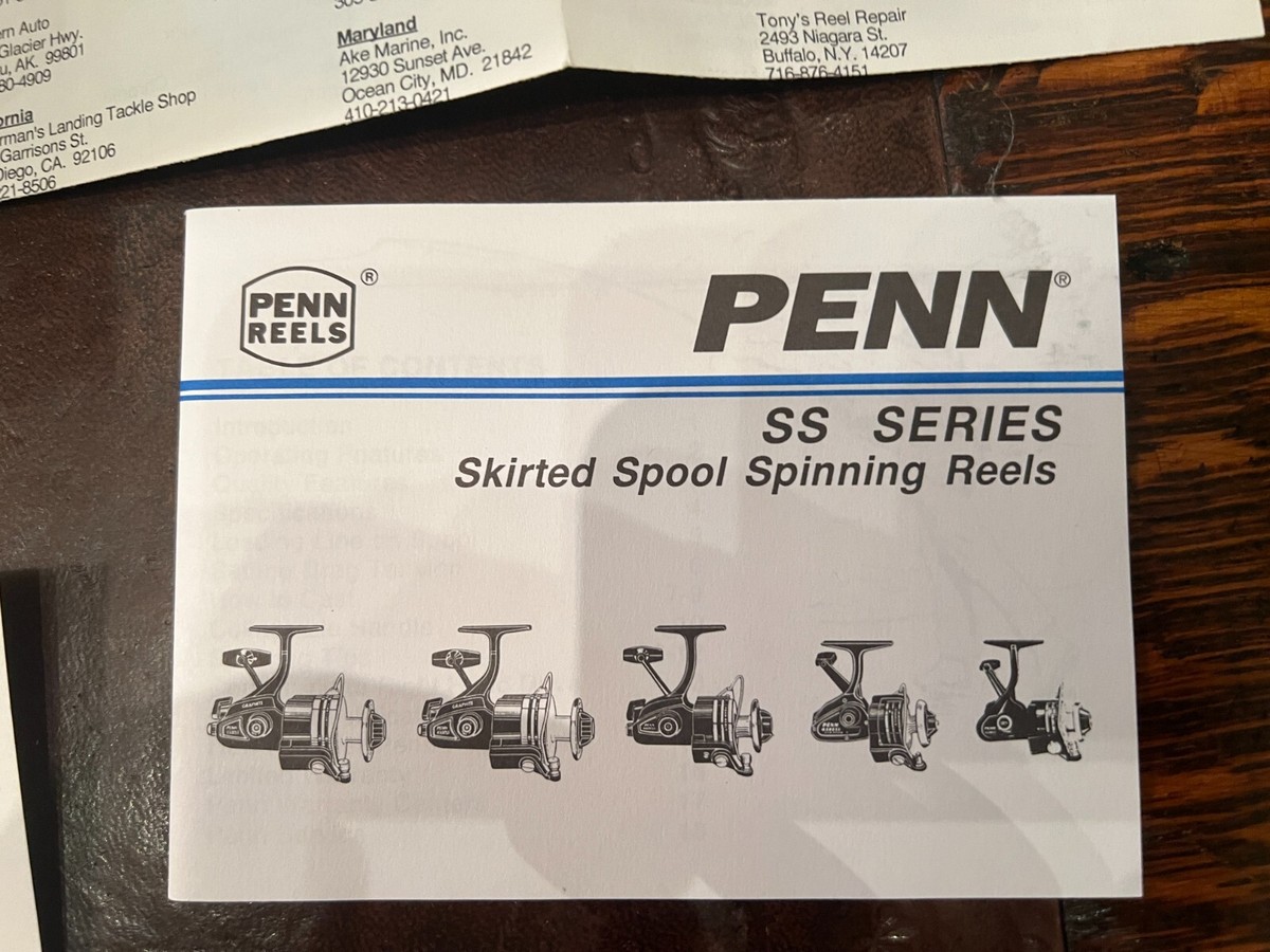 Ｐ E Nリール8500 S S Penn 8500 SS Spinning Reel Excellent condition Original Box