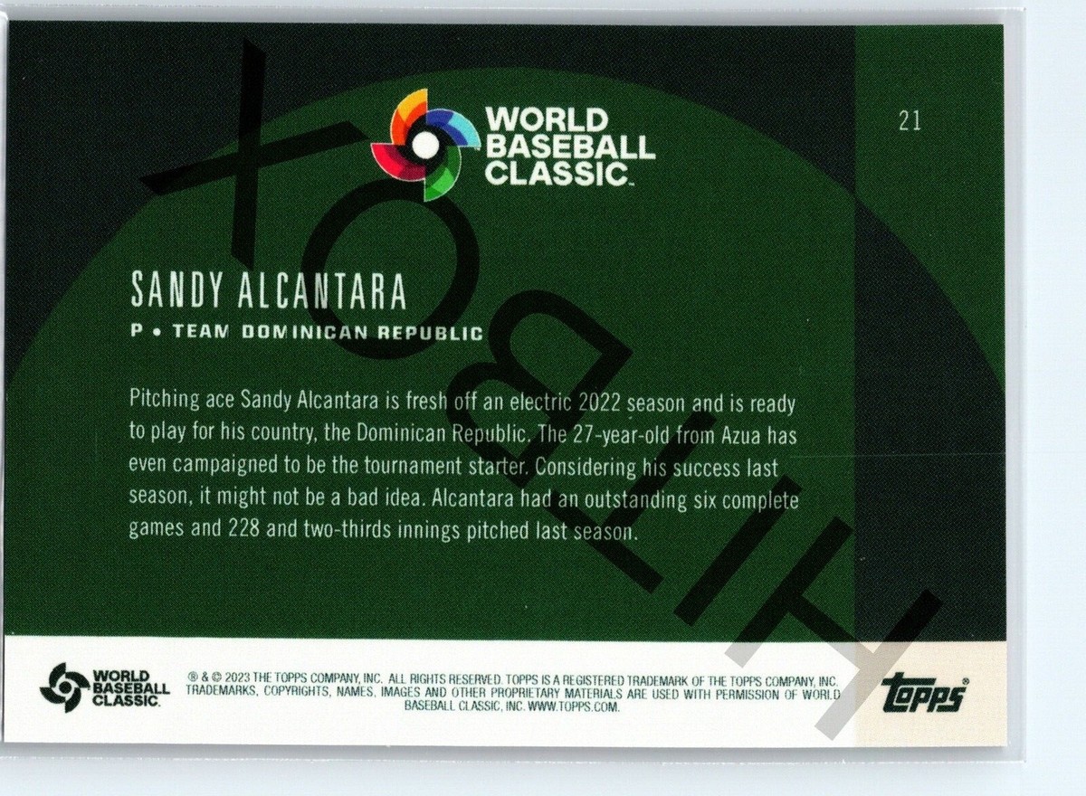2023 TOPPS WBC GLOBAL STARS - PYC Pick Black Green /75 Red /150