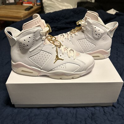 Jordan 6 Gold Hoops W - Size 9.5W 195238353506| eBay
