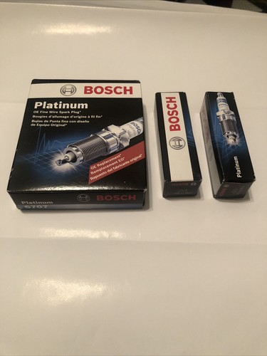Bosch 6707 OE Fine Wire Platinum Spark Plug (6 Pack) - Brand New - 第 1/10 張圖片