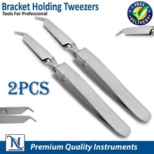 Bracket Holding Tweezers Orthodontic Reverse Action Holding Self Direct Bonding