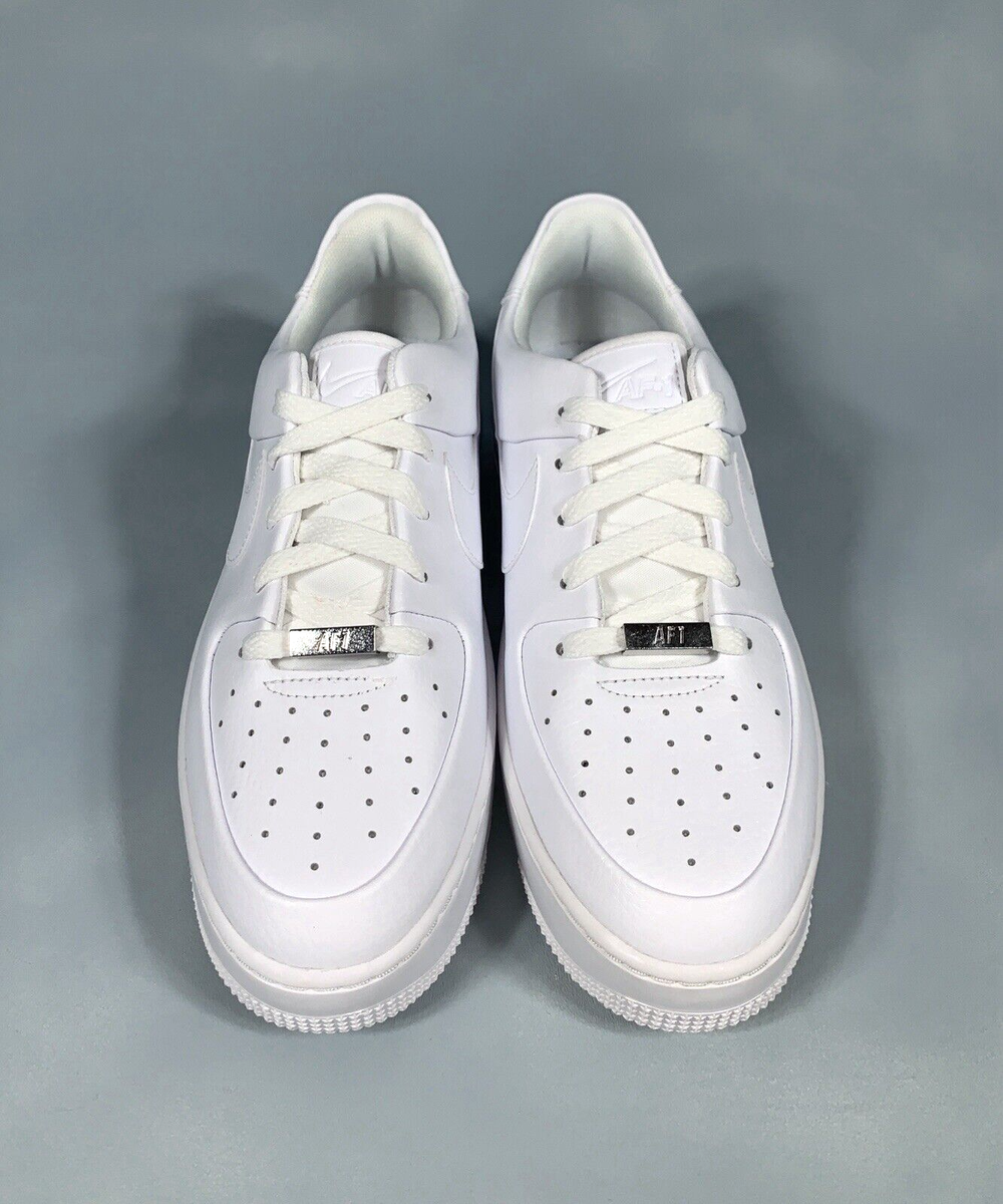 Size 9.5 - Nike Air Force 1 Sage Low Triple White W for sale
