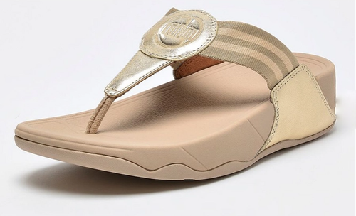 Sandalias de platino FitFlop Walkstar para mujer con punta y punta UK7 8 9 NUEVAS - Imagen 3 de 5