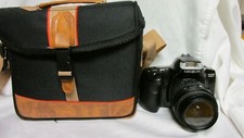 Minolta Maxxum 300si 35mm Film Camera W/ Sigma AF 28-70mm Lens Case WORKS