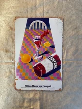 Metal sign, Campari, 20x30 cm