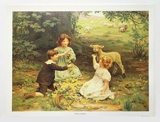 "Spring Playmates" The Joy of Spring  by Arthur John Elsley reproduction print