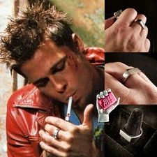Fight Club - Tyler Durden's Steel Signet Ring Costume Cosplay Limited Run WWTDW 