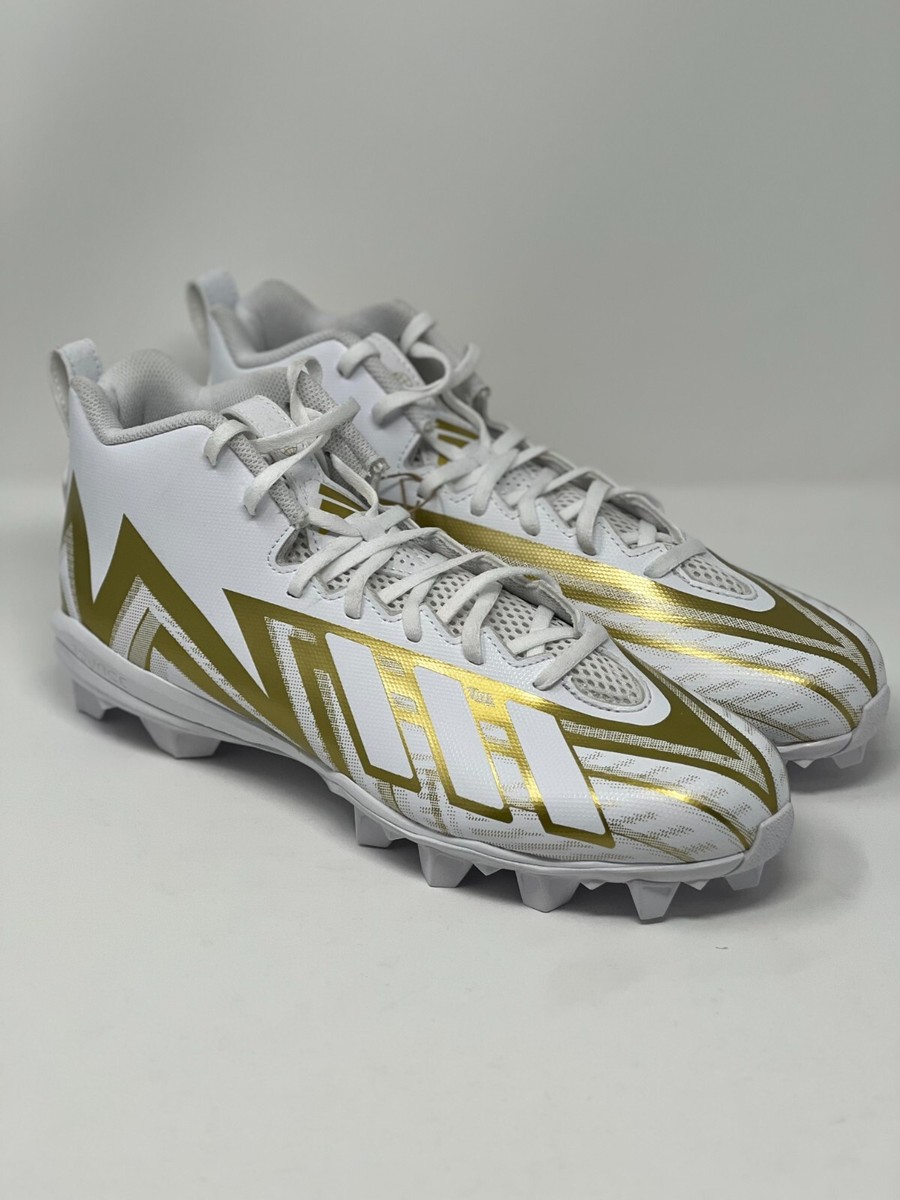 Adidas Freak Spark MD 23 White/Gold Football Cleats HP7711 Men's