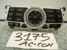 08 - 13 Infiniti G35 & G37 Radio Navigation Control Panel Used Stock #3175-AC