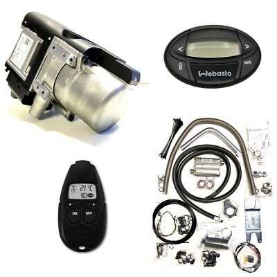 Webasto Standheizung Thermo Top EVO 4 Diesel Einbausatz FB T100 Vorwahluhr 1533