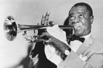 Jazz Band Louis Armstrong 4x6 Foto Musik Druck Unterhaltung 