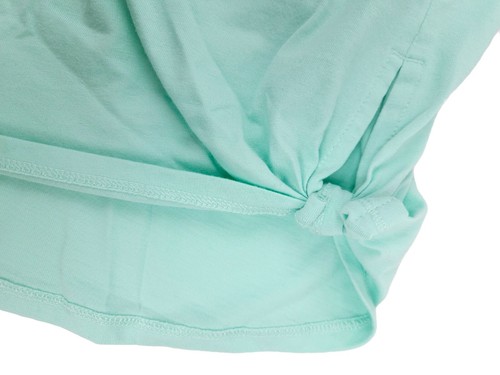 Adidas Turquoise Cheerleader Megaphone Racerback Tank Side Tie Girls Large (14) - Picture 3 of 7