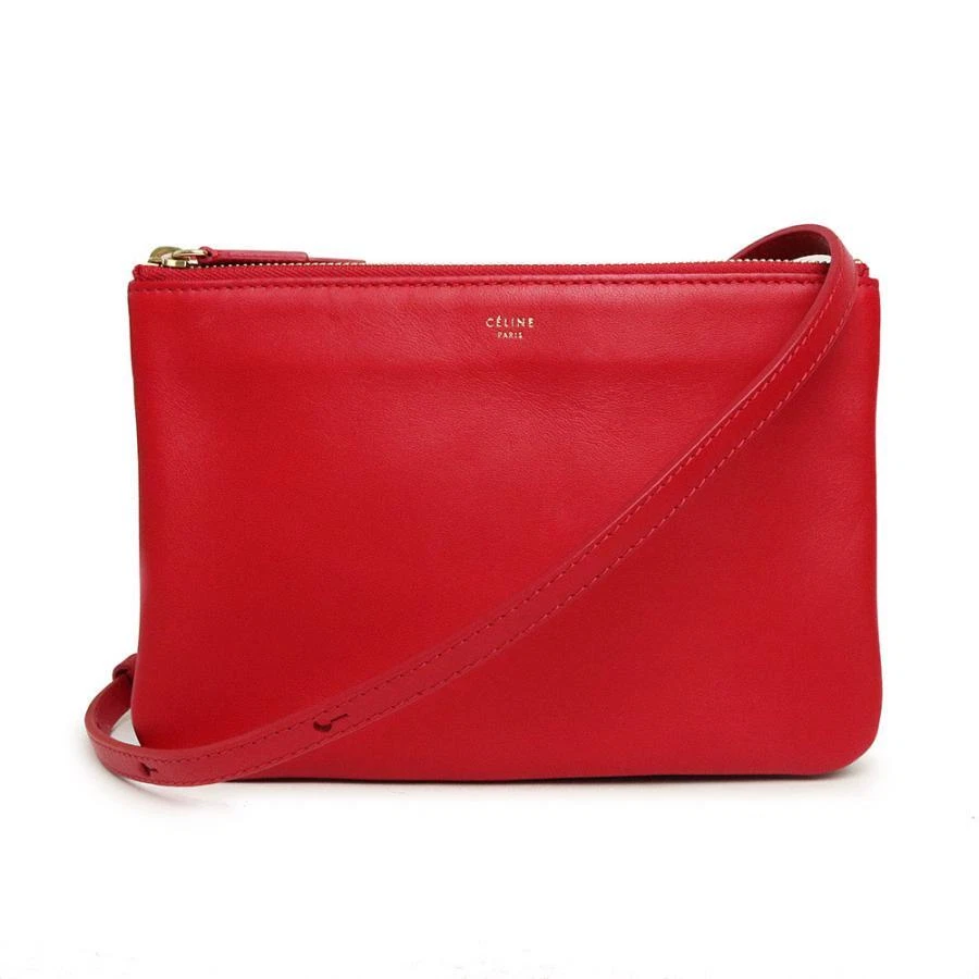 Trio leather crossbody bag