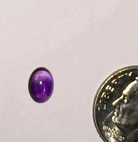 Amethyst oval Bastelschmuck Amy., lose Cabochons natur lila Edelsteine - Bild 7 von 11