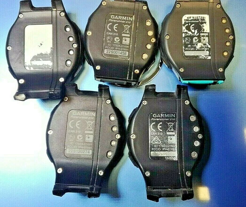 dyr Sørge over forgænger Garmin forerunner 210 watch Lot of 5 pieces. defect strap. Without  charger!!! | eBay