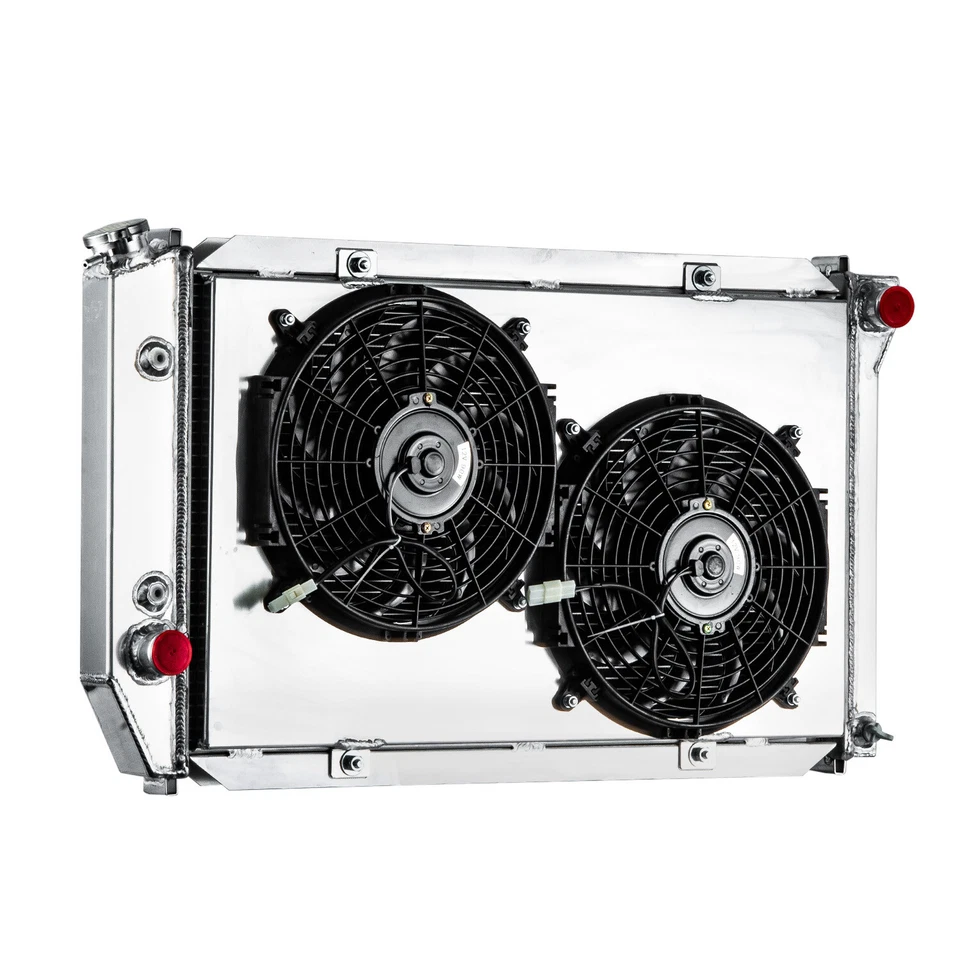 3 Row Radiator+Shroud Fan Fit 1972-1979 FORD RANCHERO /73-76 LINCOLN CONTINENTAL Foto 4 de 4