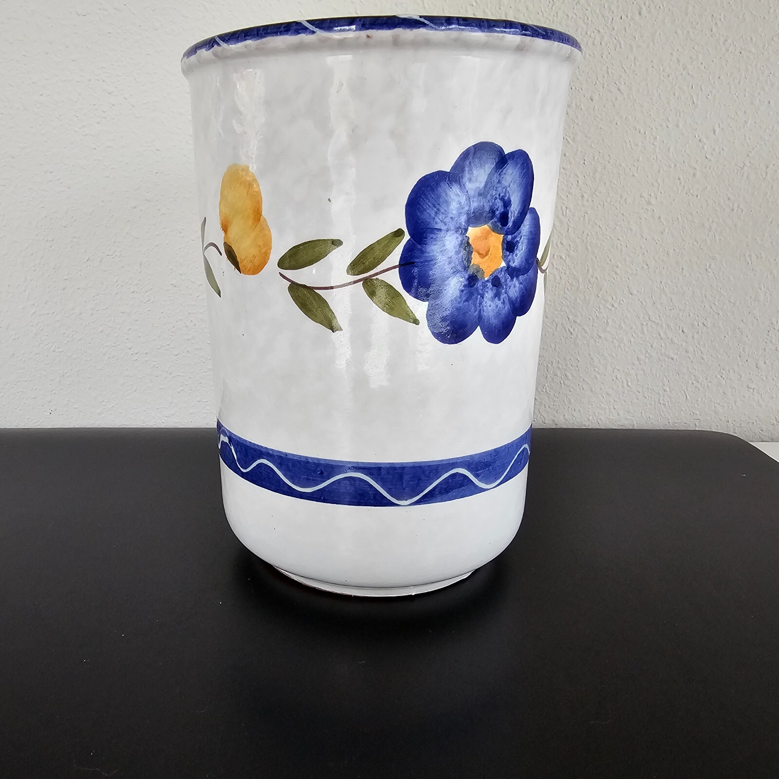 Furio Home Hand Painted LA SPEZIA Terracotta Vase from Italy