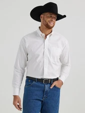 WRANGLER GEORGE STRAIT WHITE PRINT - MEN'S SHIRT