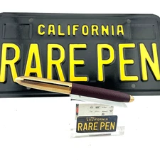 Louis Vuitton Doc CUIR PLUM LEATHER and Gold Cap Rollerball Pen NEW NO BOX