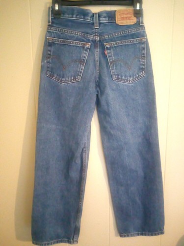 Levi's Jeans Boys 12 Regular Blue 550 Relaxed fit Medium Wash Denim - Picture 5 of 7