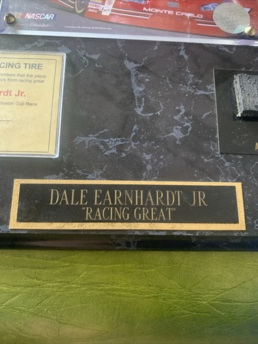 Vintage Dale Earnhardt Sr &Jr Nascar 10x13 Winston Cup Racing Tire Plaques Auth - Picture 9 of 13