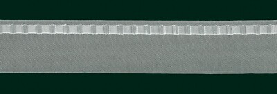 Faltenband Mit 3 Falten, 50 Mm, Weiß, 250 % / Aufmachung