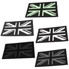 British Union Jack Flag Morale Patch IR LUMINOUS REFLECTIVE UK SUBDUED IFF GB