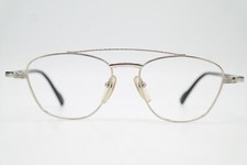 Glasses WINDSOR 808 with Sunclip Silver Black Oval Frame New