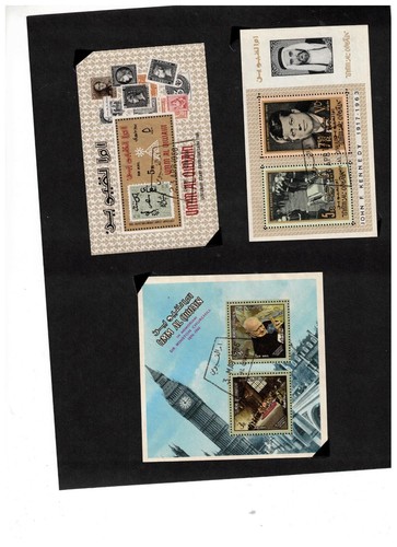 BRITISH PROTECTORATES -GROUP 6 SOUVENIR SHEETS USED cat $30.++ LOT 303- 41b - Picture 2 of 3