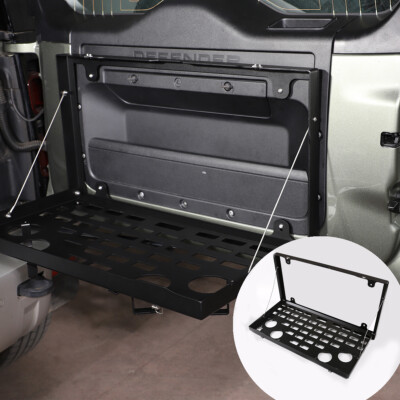 Stahl-Heckklappentisch, faltbares Laderegal, Molle-Panel für Land Rover Defender