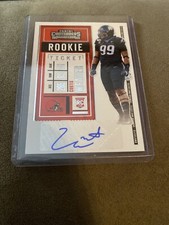 Curtis Weaver 2020 Panini Contenders Rookie Ticket Autograph RC Rookie Browns DE
