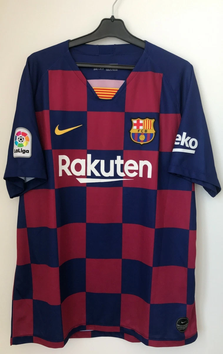 FC Barcelona 2019 - Home football shirt jersey camiseta Nike size | eBay