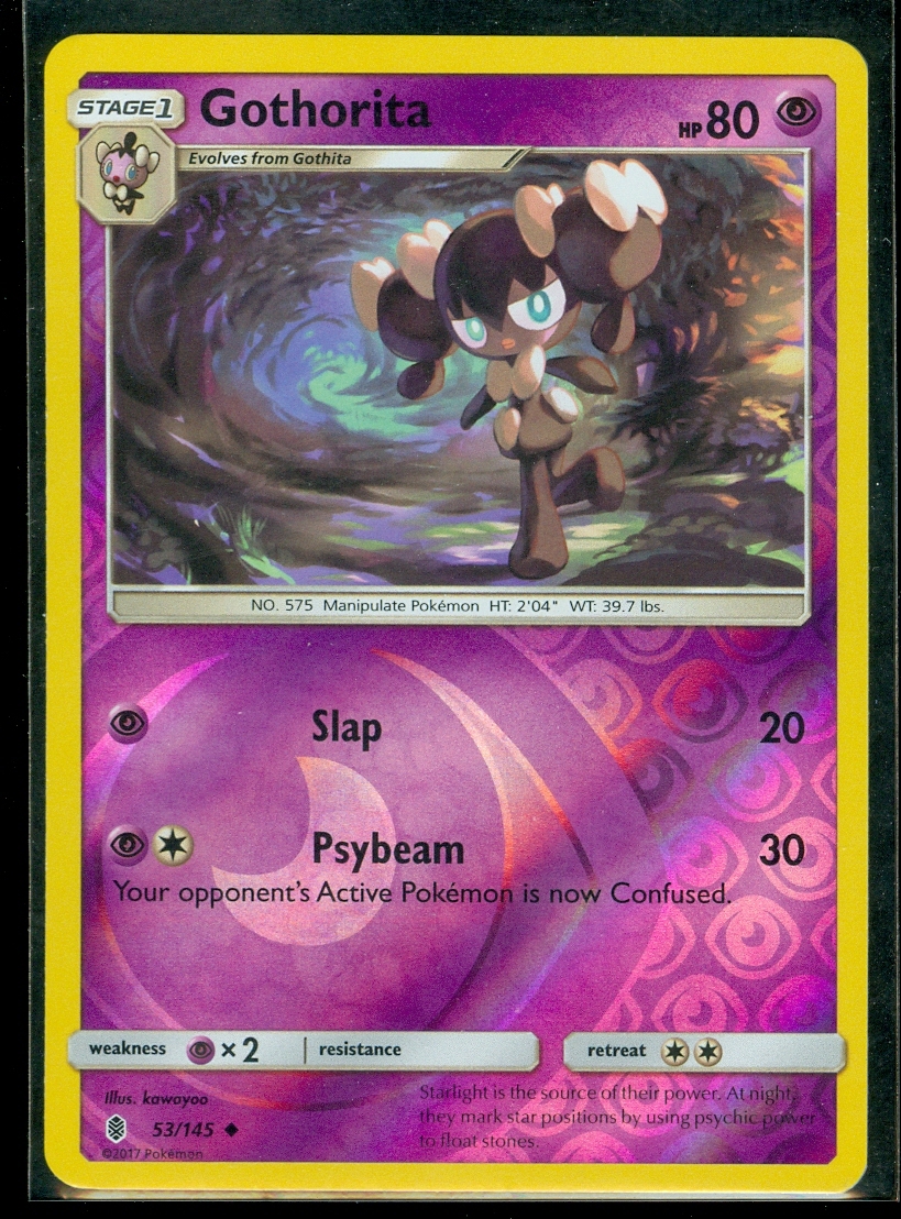 Pokemon GOTHORITA 53/145 - Guardians Rising Rev Holo