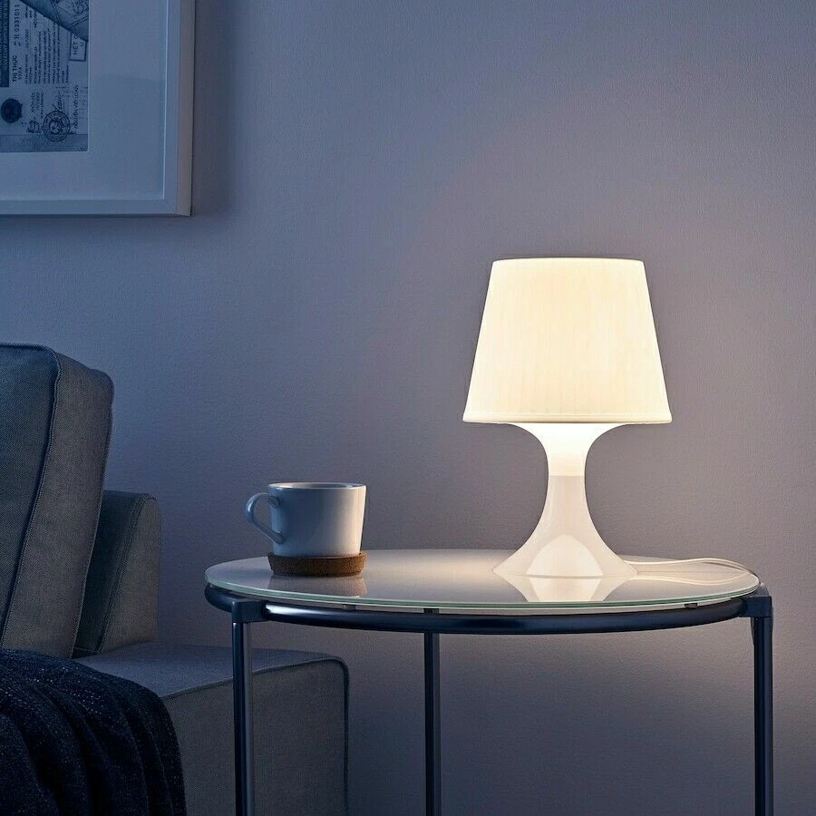 Ikea LAMPAN Table lamp White 29cm eBay