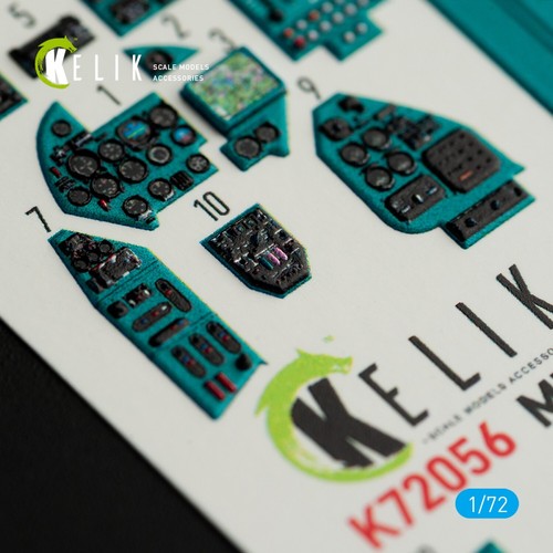 Decalcomanie 3D interne Mi-24V per kit HobbyBoss scala 1:72 KeliK K72056 per model kit - Foto 2 di 3
