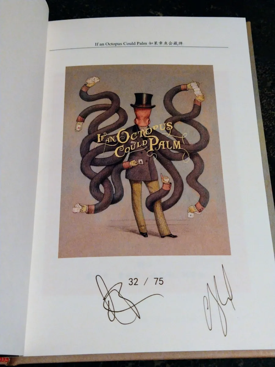 If An Octopus Could Palm V2 Chinese Edition Double Signed Book #32/75