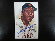 WILLIE McCOVEY AUTOGRAPH / SIGNED PEREZ STEELE POSTCARD San Francisco Giants
