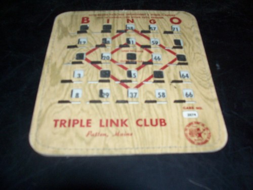 VINTAGE BINGO REUSABLE CARDS, THE BINGO KING, AUTO-MAGIC 1959 - Picture 3 of 3