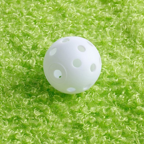 Plastic Golf Ball Holes Hollow Practice Golf Balls Training Indoor Outdoor// - Picture 5 of 14