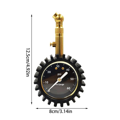 Car Air Pressure Gauge Tire Pressure Monitoring 60PSI Car Tire Pressure Gauge - Picture 3 of 8